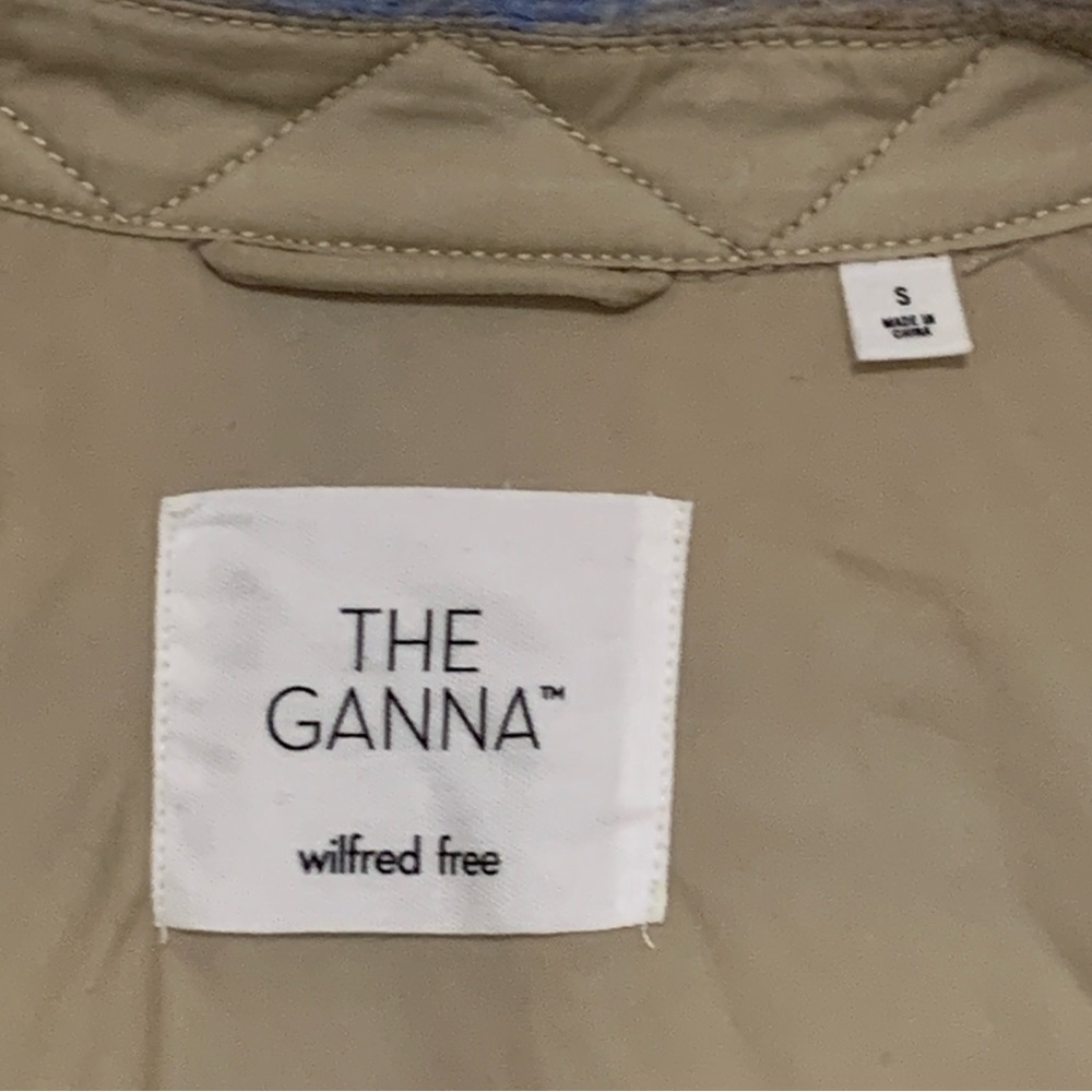 Aritzia Wilfred Free The Ganna™ Shirt Jacket in Marcel Lt Brc/ Azrn Bl |Size S - Picture 14 of 16